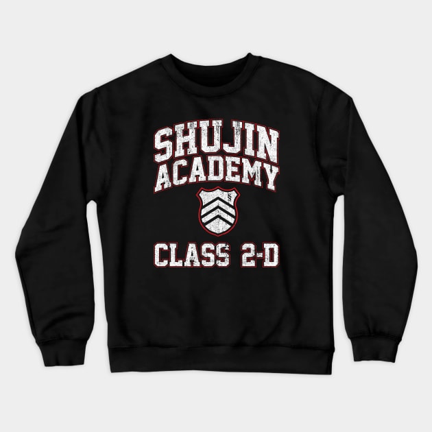 Shujin Academy Class 2-D Crewneck Sweatshirt by huckblade